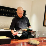 きう - ◎シャンパンを注ぐ久田さん！