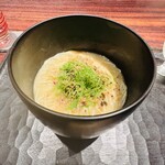 きう - ◆麺
      ☆白味噌とグリーンカレーのスープ  レタス、胡麻 、黒七味