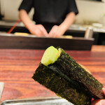 きう - ◆胡瓜糠漬けとカンボジア胡椒の巻物は名物