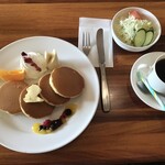 こおひいや - 料理写真:モーニング　パンケーキ