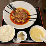松の樹 - 陳麻婆豆腐＋半ライス