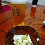 月うさぎ - ビール&お通し