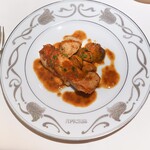 APICIUS - ブルターニュ産平目のムニエル、鱧とセップ茸のボルトレーズ