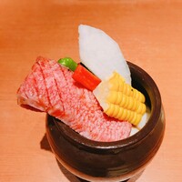 大東園 離れ 祇園亭 - カルビと野菜の壺