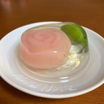 鹿鳴館 - 料理写真:ローズジュエル 白桃&グリーンピーチ