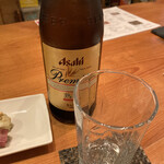 蕎麦食彩 さいとう - 中瓶ビール750円