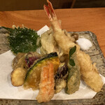 蕎麦食彩 さいとう - 天ぷら蕎麦1500円の天ぷら