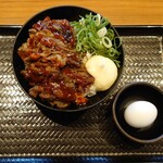 Karubidontosundoxubusenmonten kandon - 温玉カルビ丼（並）