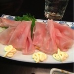 焼き鳥　柳屋 - 5月1日　塩化が強かった生ハム