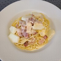 ヴィア トスカネッラ - パスタ　ベーコンと冬瓜のクリームソース