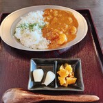らー麺藤原家 - エビカレー(ハーフ)