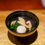 肉 阿久 - ☆松茸のお椀