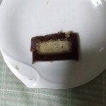 栗菓子 中松屋 - 饗の山　羊羹内に栗きんとん　この秋最高傑作な栗菓子　冷やして8mm厚スライス　美味