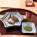 海老亭別館 - アワビ。