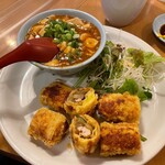 南海飯店 - 春巻＋麻婆豆腐