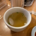 南海飯店 - 名物！！春巻定食のスープ
