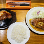 大衆ステーキ 肉の助 - 「ミックス大トンテキ定食」1,890円税込み♫