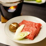 和の膳　新富 - コース料金 (￥5,500) 黒毛和牛のしゃぶしゃぶ