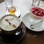 翠 - いちご豆乳プリンと玄米コーヒー豆乳
