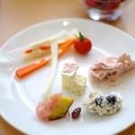 空の駅 風和里しばやま レストランフワリ - 前菜風に・・・お野菜いろいろ