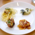 空の駅 風和里しばやま レストランフワリ - パスタなど、最後にちょっとだけ