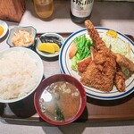 Oshokujidokoro Abe - ミックスフライ定食
