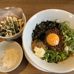 キラメキノトリ - 台湾まぜそば直太朗（大、ニンニク有り）＆ キラメキの豚丼