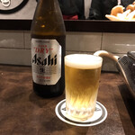 Yakiniku Yamachan - アサヒスーパードライ 中瓶
