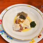 LA CASA DI Tetsuo Ota - 経産牛うにアンズ茸、ヤマツ茸、うすひら茸