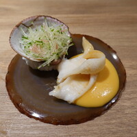 ひきざんたしざん - 石かげ貝の酢味噌和え