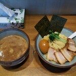 鼈 - 特製つけ麺(魚介・普通盛)　1050円