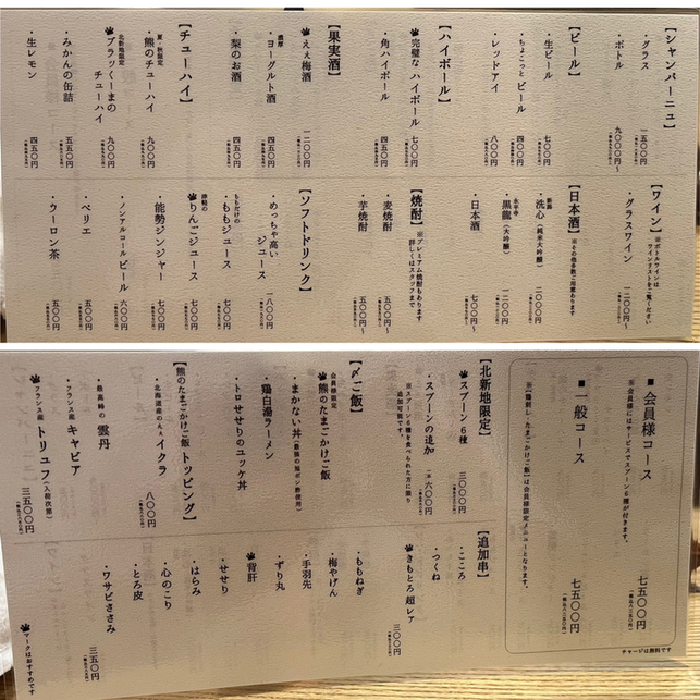 熊の焼鳥 北新地>