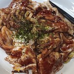 Okonomiyaki Ando Tempanya Hibiki - ハーフうどん肉？玉