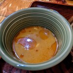 天作 - 山椒切り麻辣麺(うどん)のつけ汁