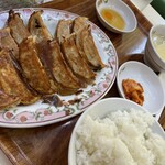 餃子の王将 - 餃子定食ダブル