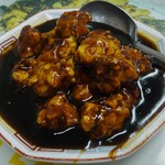 天龍菜館 - 黒酢酢豚