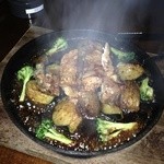 銚釐庵 - 鶏肉の鉄板焼き