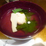 野菜割烹 あき吉 - 4月お野菜御膳のお吸い物