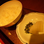 野菜割烹 あき吉 - 3月　ご飯＆お漬物