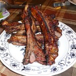 再度山荘 - 炭焼きスペアリブ　中サイズ2本・小サイズ1本