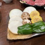 Yakiniku Musubi - 焼き野菜盛り
