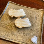 柚木元 - 松茸の炭火焼き　山塩