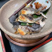 貴船喜らく - 鮎　取り分けてくださいました