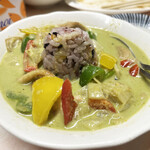 がばちょ - グリーンカレー（630円）