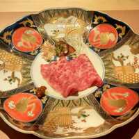 祇園 肉料理おか - 昆布締めされた牛ロースのカルパッチョ