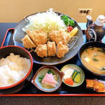 魚久 - ヒレカツ定食　800円