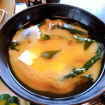 魚久 - いつものお味噌汁♪