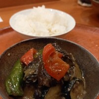 椙 - 激ウマだった茄子の味噌炒め❤️ご飯三杯食べました(笑)