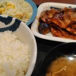 Matsuya - 豚とナスの炒め物セット