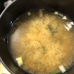 ファイト餃子 - 味噌汁